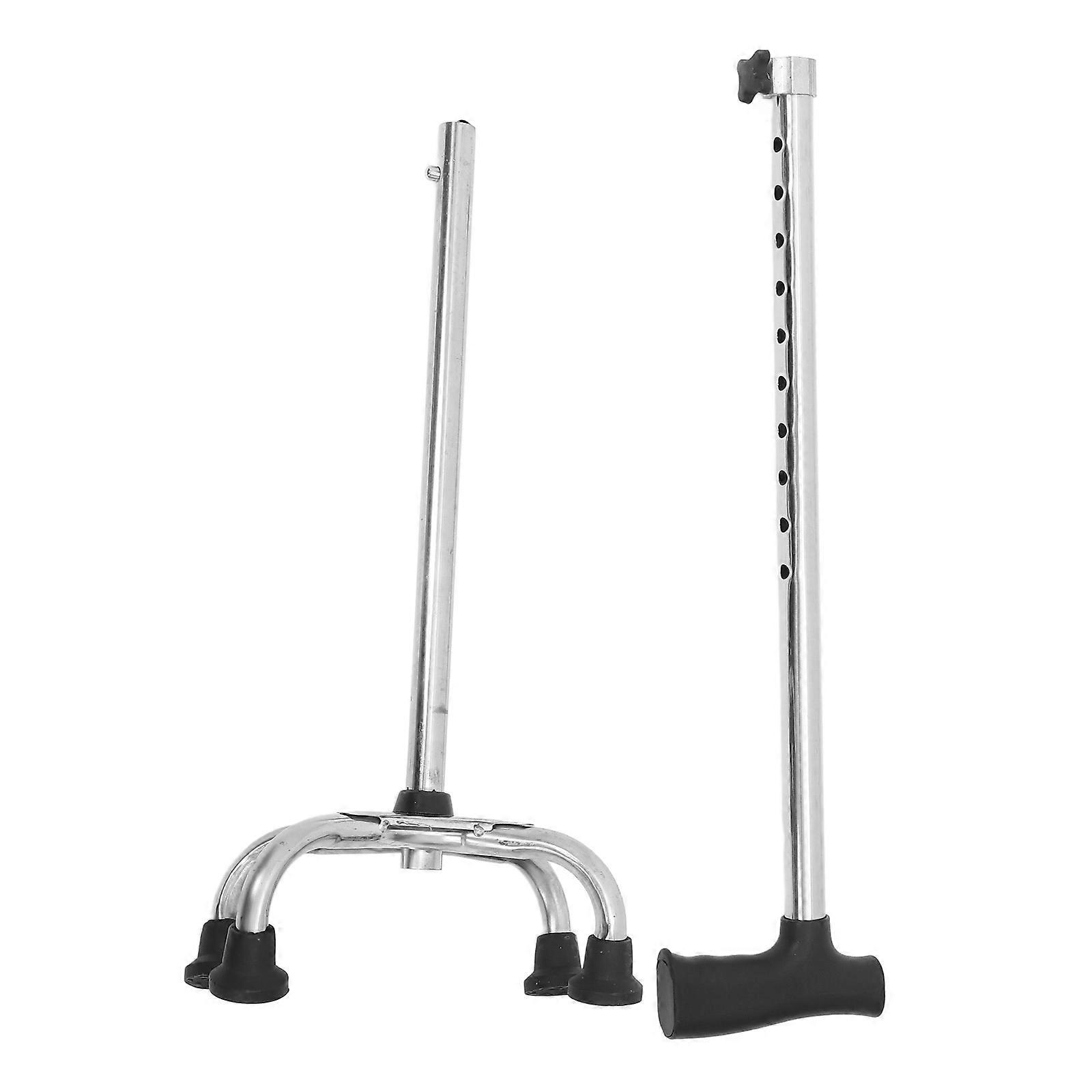 Walking Stick Ergonomic Crutches for Comfortable Support Black