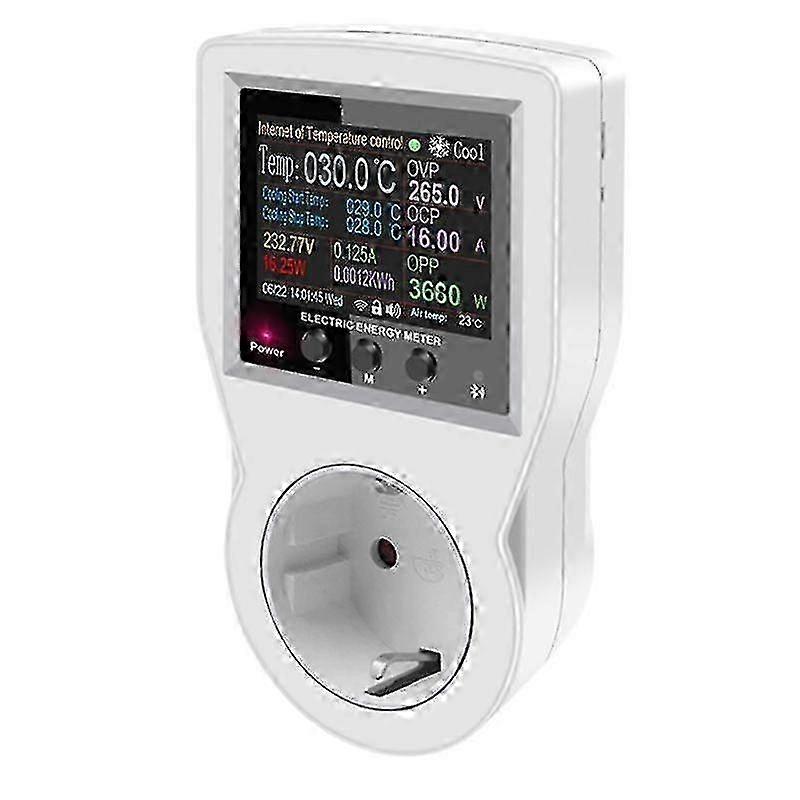 Tuya Wifi Thermostat Socket 16A AC220V Digital Temperature Controller Socket Outlet Timer Switch Se 25-26