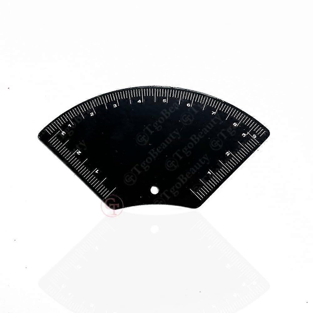 Eyebrow Mapping Ruler Aluminum Alloy Adjustable Tool for Precise Brow Symmetry and Microblading