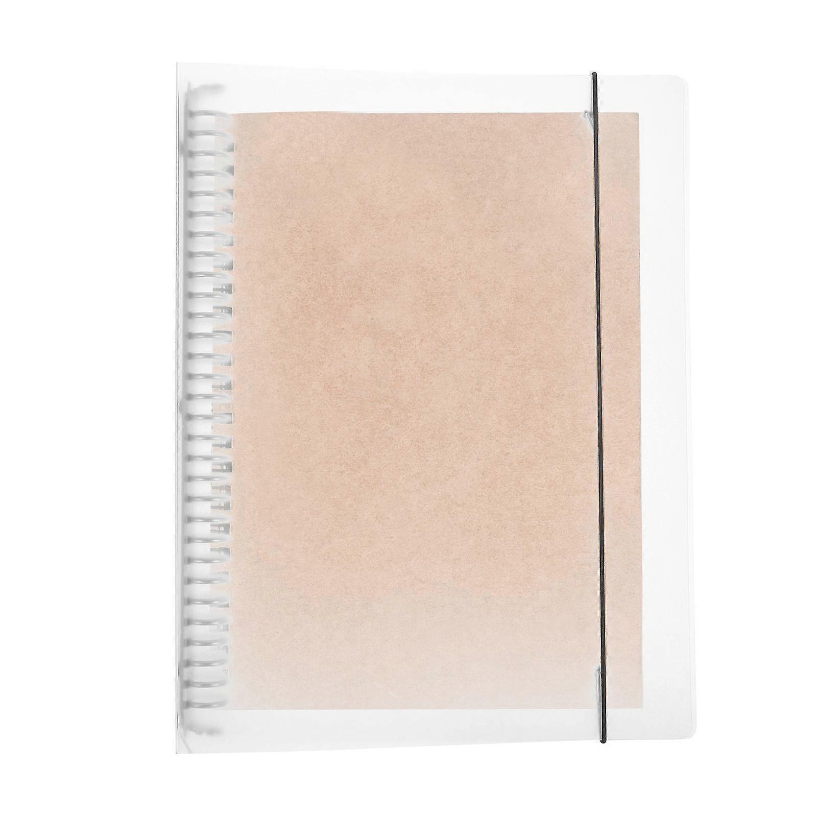 Notepad Shell with Band Simple Style Binder Cover Notebook Shell for School Notebook Binder