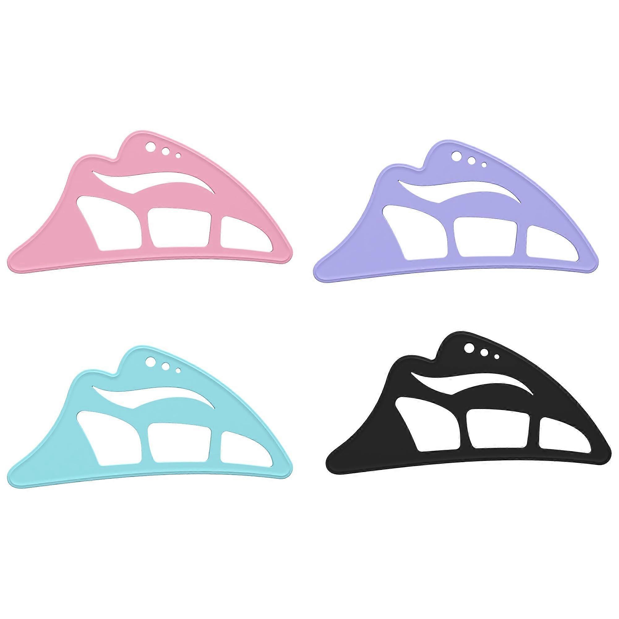 Reusable Eyeshadow Stencils and Eyeliner Template Set for Precision Eye Makeup, 4pcs