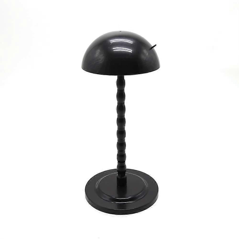 Wig Stand Folding Plastic Wig Holder for Styling Display Drying with Stable Positioning Black 1pc