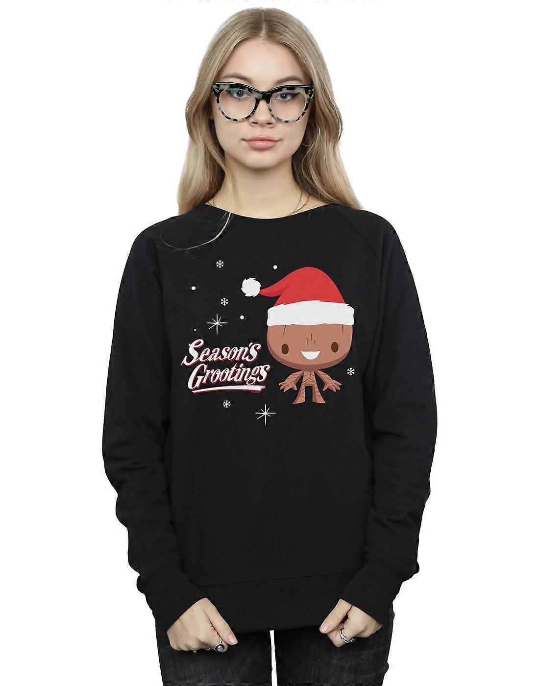 Marvel Women's Season's Grootings Sweatshirt