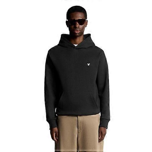 Lyle & Scott Mens Diagonal Weave Hoodie