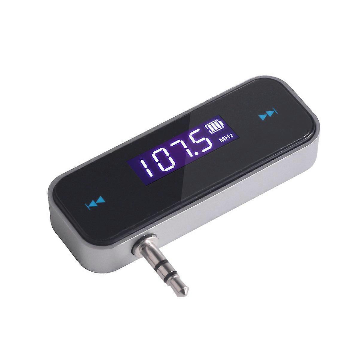 Wireless FM Transmitter for Car with 3.5mm Aux, Hands Calling and Clear Digital Display