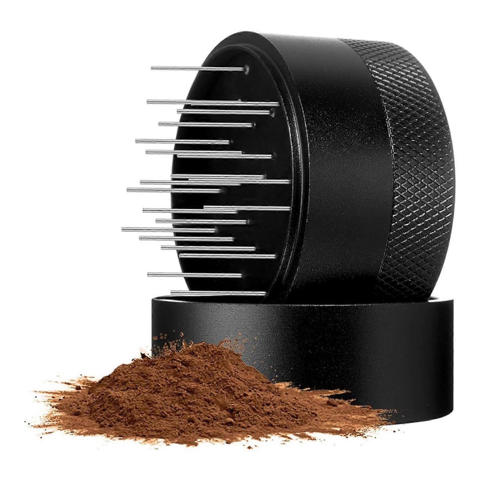 Coffee Distribution Tool 58mm Espresso Distributor with Precision 28 Needle Design and NonSlip Base