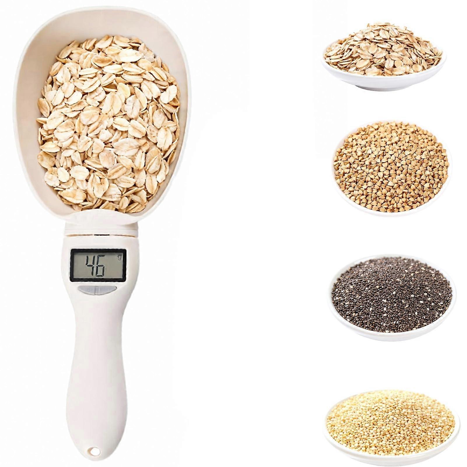 Digital Measuring Spoon with LCD Display, Precision Electronic Spoon Scale for Kitchen and Pet Food