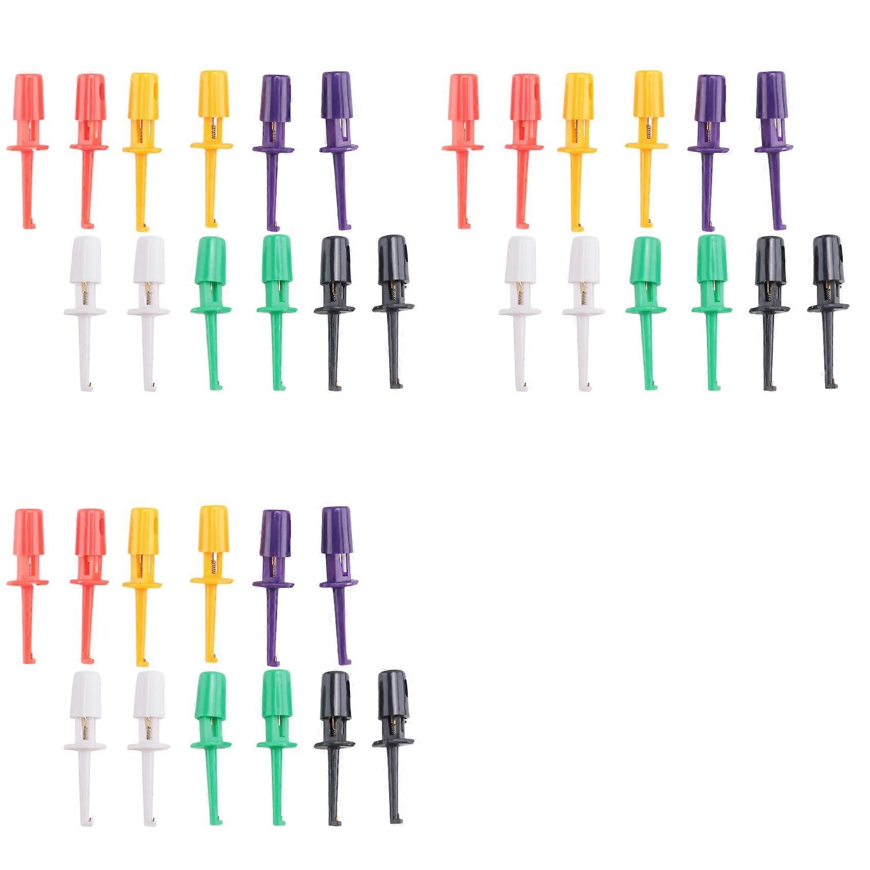 6-Color 36-Piece Test Probe Hook Mini IC Test Hook Suitable for Multimeter SMT SMD Wire Kit