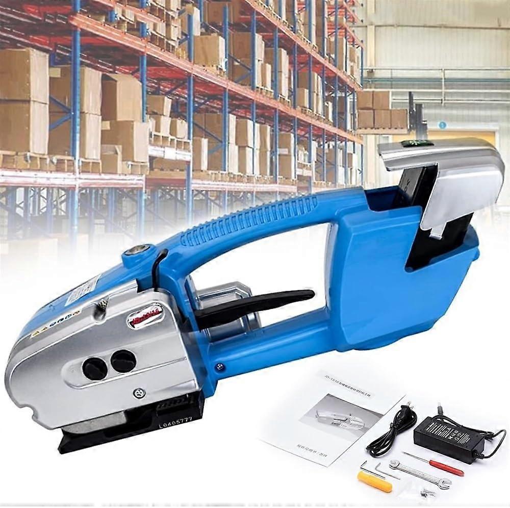 Automatic Hot Welding Strapping Tool for PP PET Straps, Battery Powered Handheld Packaging