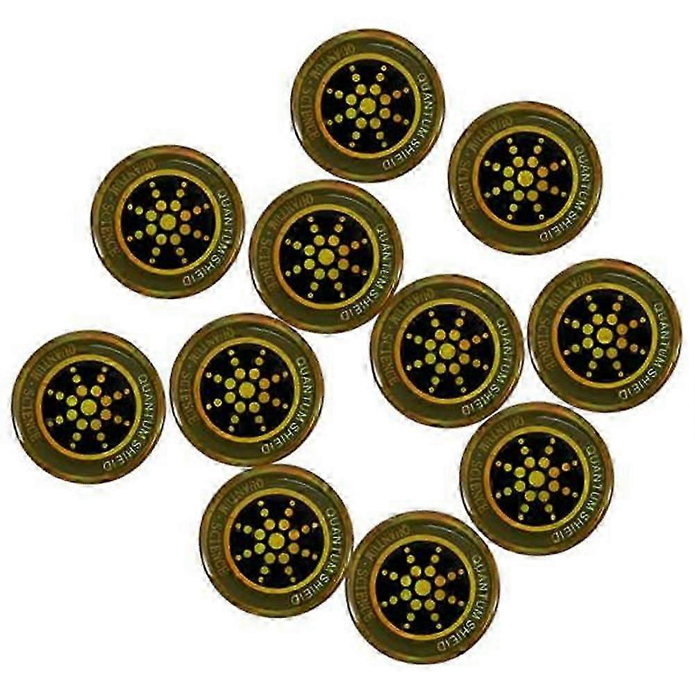 100 Pcs Emf Protection Sticker Anti Radiation Cell Phone Sticker compatible for Phones IPad Laptop and Electronic Devices