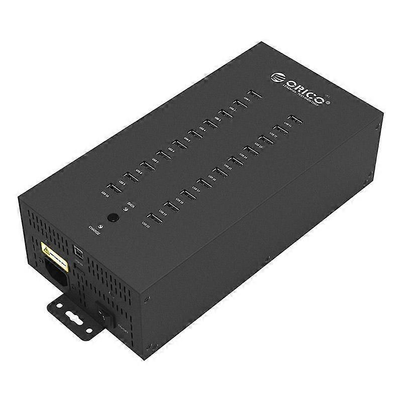 Industrial Grade 20 Ports USB 2.0 Hub, Plug: US Plug