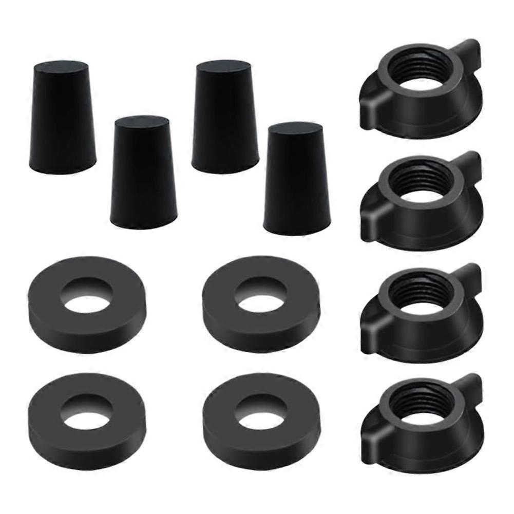 Replacement Kit for Berkey Water Filter System Elements - 4 Wing Nuts, 4 Washers & 4 Silicone Blocking Plugs