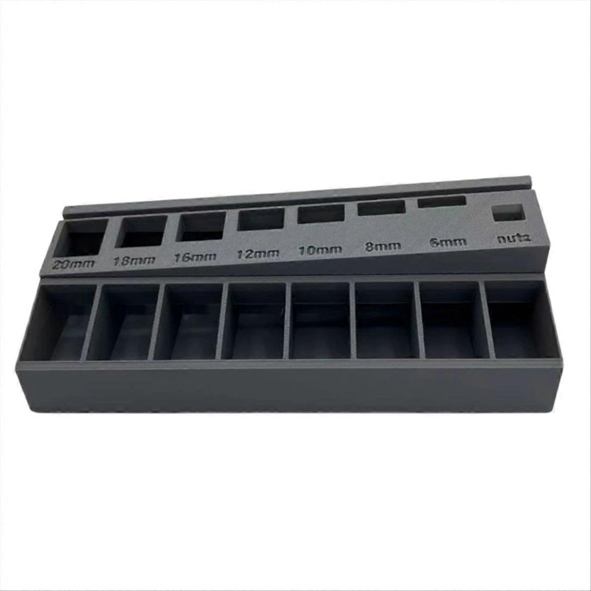 M3 Screw Organizer Bolt Sorting Tray with 7 Measuring Slots,