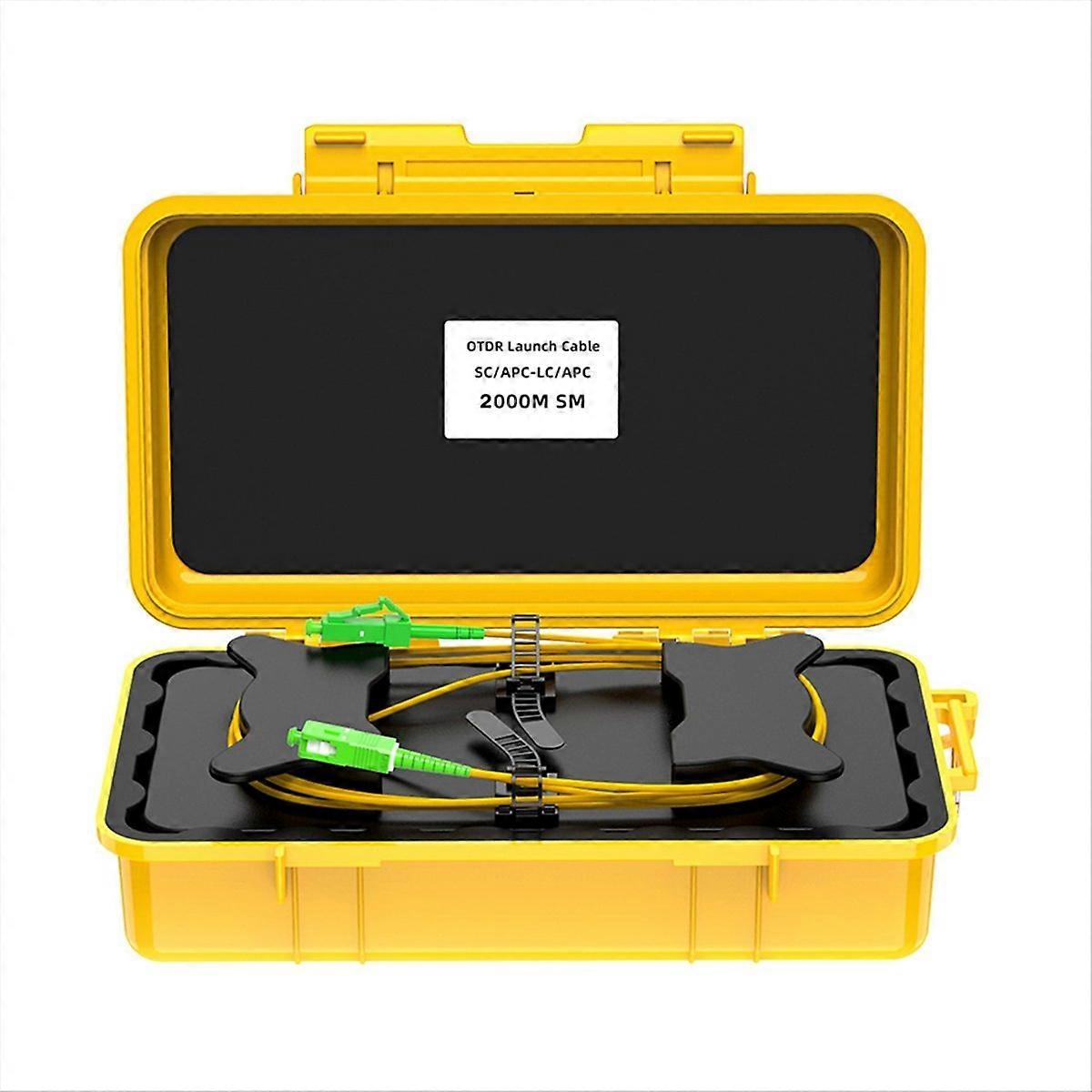 Rings Fiber Optic OTDR Launch Cable Box 2km SC/-LC/