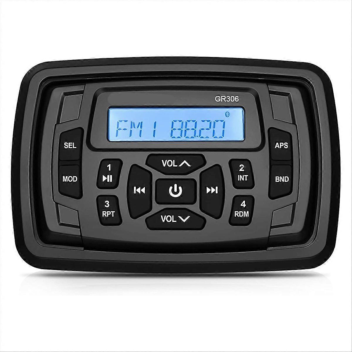 Waterproof Bluetooth FM AM Digital Media Audio Player