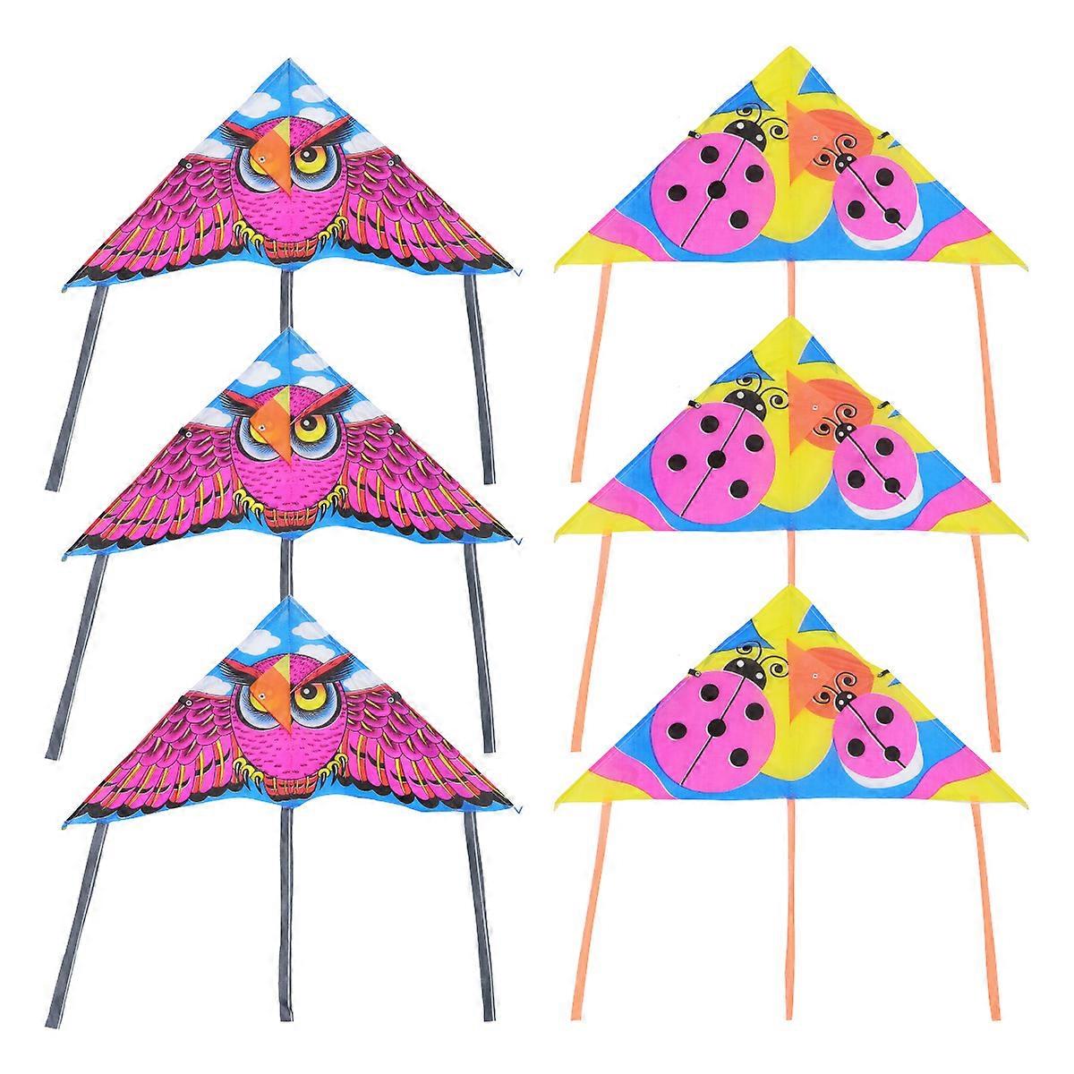 Outdoor Kite Windproof Silk Kite for Kids Playing 10Pcs Set