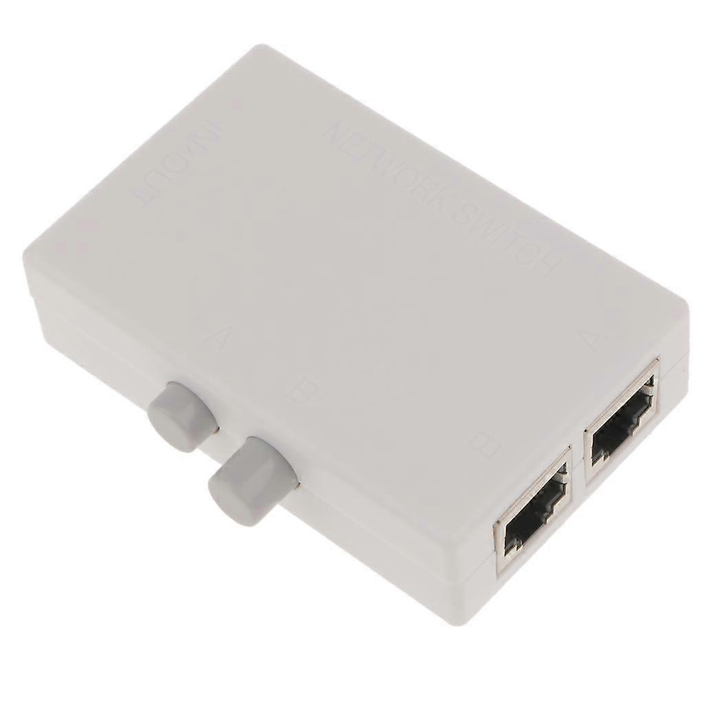 2Ports Manual AB Network Switch- Selector Hub