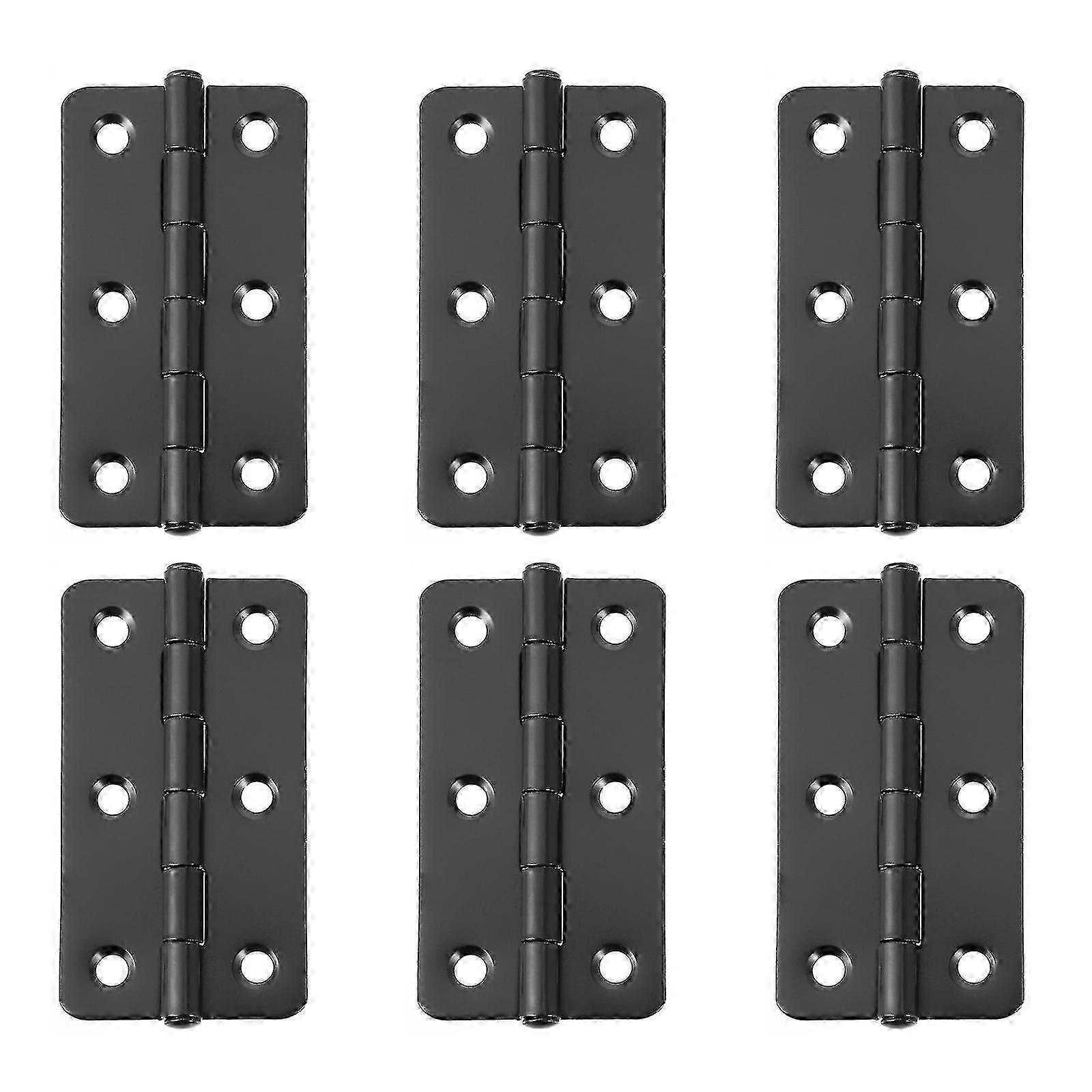 Metal Cabinet Hinges - 6pcs Set