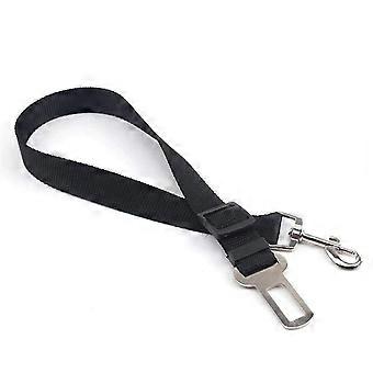 Dog Car Seat Belt Adjustable Strap for Secure Pet Travel Universal Fit with Carabiner Clip