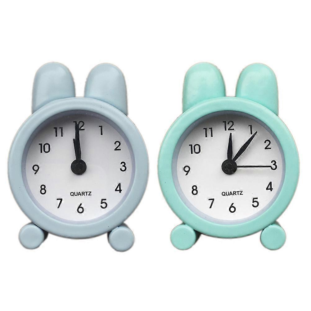 Ear Alarm Clock for Students 1Pcs Metal Bedside Clock