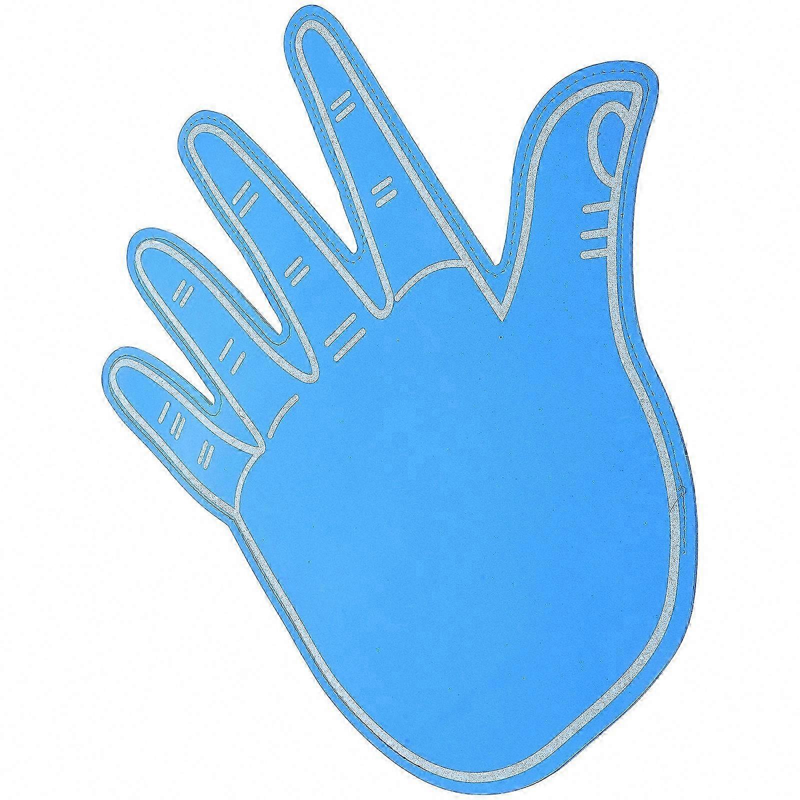 Large Blue Foam Cheerleading Hands