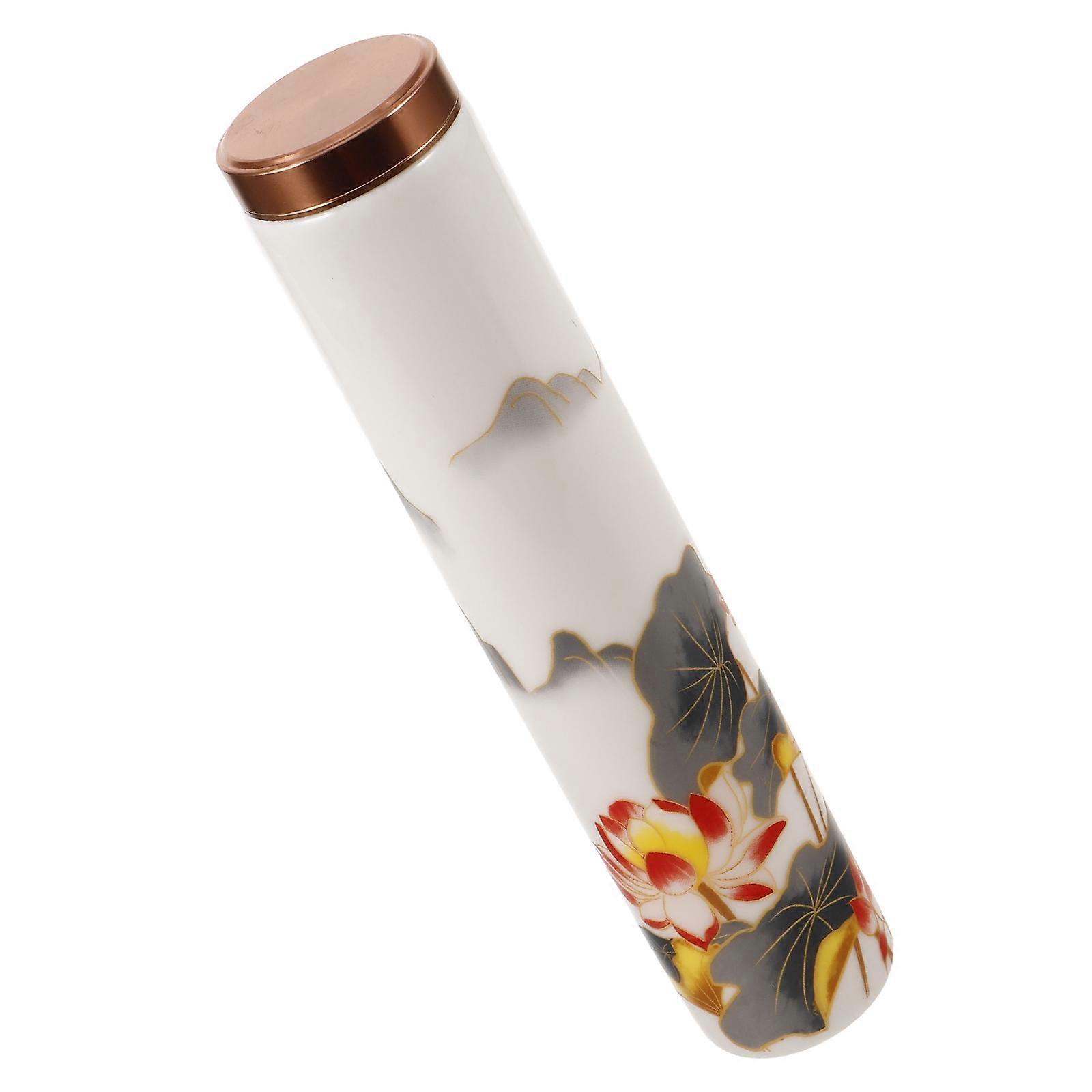 Lightweight Incense Holders Ceramic Tubes for Storage 3Pcs Set
