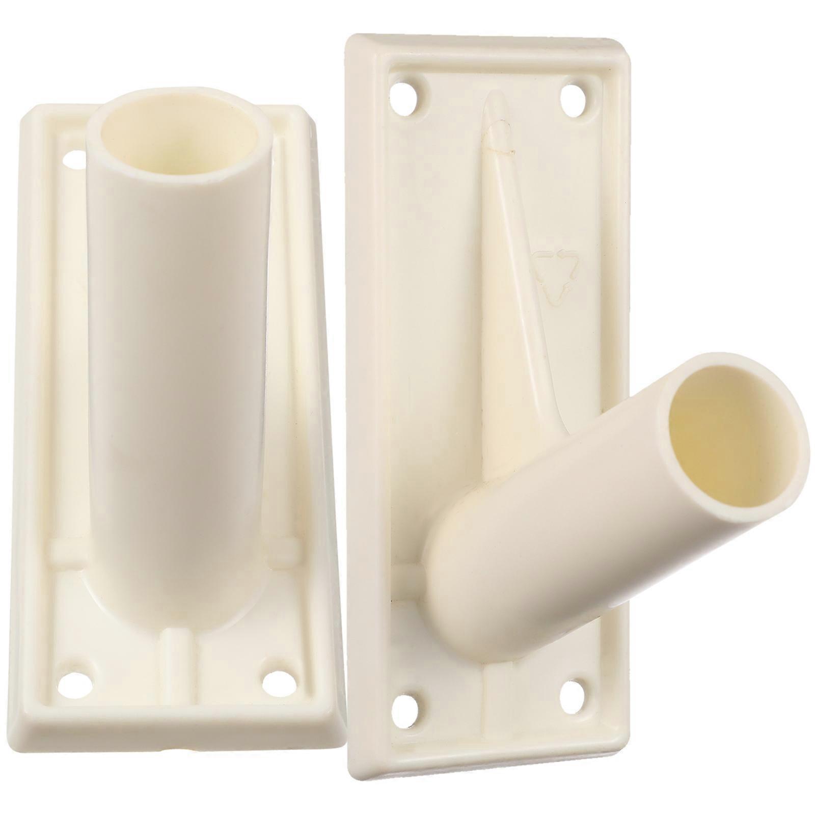 Flagpole Bracket Plastic Mounting Bracket for Flags 2Pcs Wall Mounted Holder