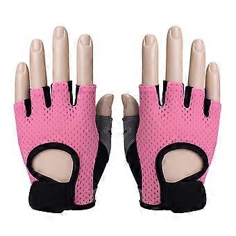 Ladies Sports Gloves Strength Training Half Finger Gloves Palm Protective