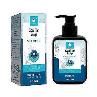 Coal Tar Scalp Shampoo Antidandruff Shampoo, Coal Tar Extract Scalp Relief Shampoo, Soothes Itchy Scalp, Hydrates Hair_DUIBW