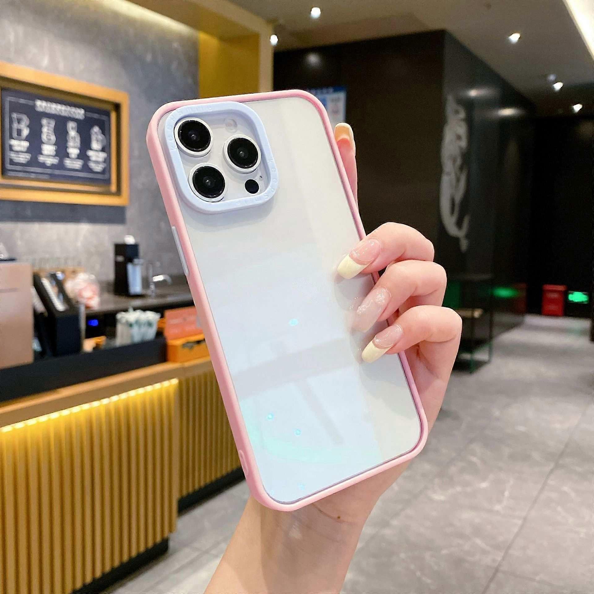 Case for iPhone Clear Clear Pink Noz5111