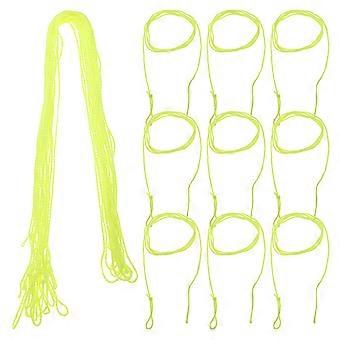50pcs Yo Yo Replacement Strings Rainbow Yo Yo Strings Nylon Kids Yo Yo Rope Part Yo-yos Ropes for Sports Outdoor Play Toy