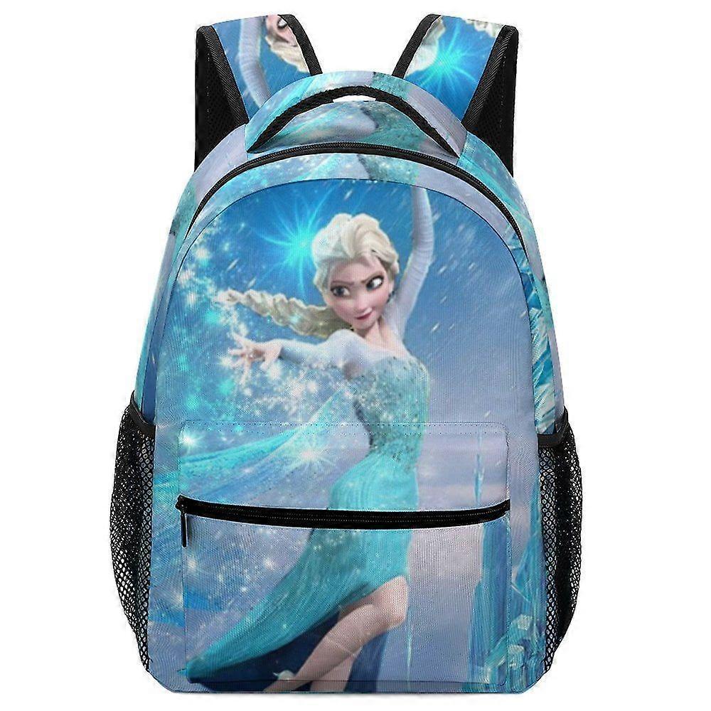 LA3177 Frozen Backpacks School Bag Bookbag Casual Daypack Backpacks for Travel Hiking
