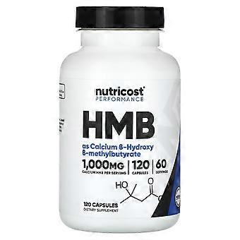 Nutricost, Performance, HMB, 120 Capsules (500 mg per Capsule), 2-Pack