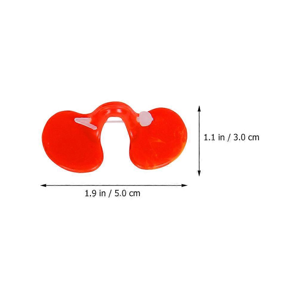 1000PCS Pecking Proof Chicken Glasses Mountain Chicken Eye Patch (Red)