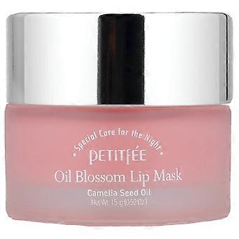 Petitfee, Oil Blossom Lip Mask, Camelia Seed Oil, 0.52 oz (15 g), 2-Pack