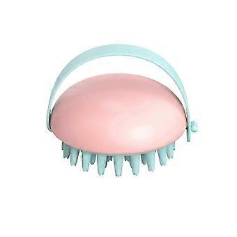 Silicone Tip Scalp Massage Brush, ABSTPR Construction, Detachable, Non-Slip Grip, for Deep Hair Cleansing and Scalp Massage
```