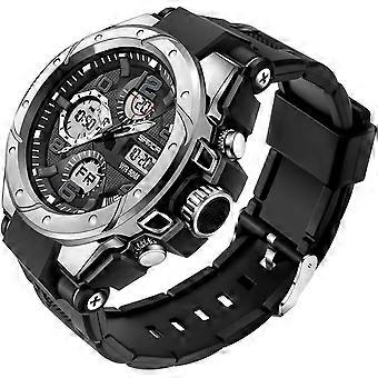 Męskie wojskowe taktyczne zegarki sportowe - Luminous Dual Time Digital Boy Army Watch-analogowy Outdoor Wodoodporny