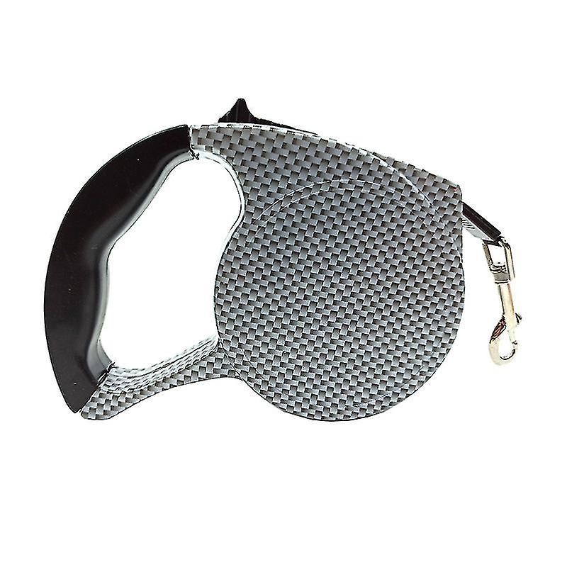 Plaid Pattern Retractable Dog Leash