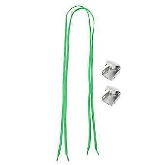 Elastische veters voor sneakers, praktisch stoffen materiaal, 100 x 0,6 cm, 2 paar.