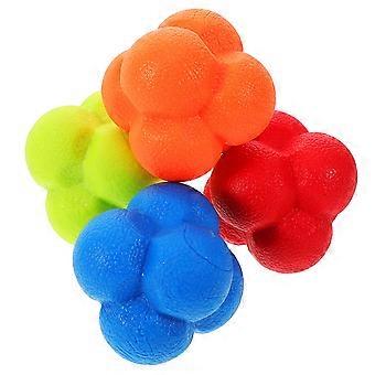 4pcs Hexagonal Reaction Ball Fitness Reaktionsbälle Hand Auge Koordination Training Reflex Ball Reflex Trainer Für Sportler und Fitnessbegeisterte
