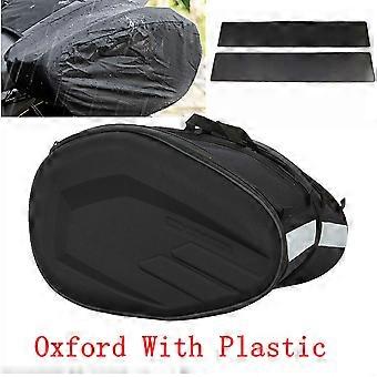 Motorcycle Waterproof Saddle Bag / Motorcycle Side Helmet Riding Travel Bags + Rain Cover  For Yamaha For Honda for bmw