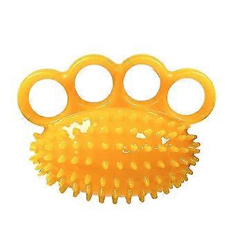 Balle d'exercice ZWS pour les mains et les doigts, renforcement musculaire, anti-stress, jaune