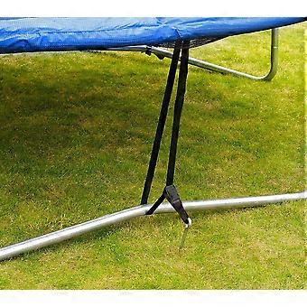 Set of 3 anchors for mounting a garden trampoline