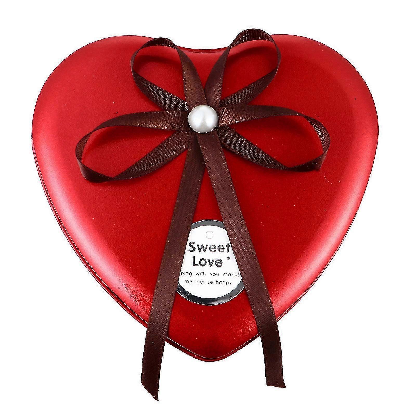 Wedding Candy Tinplate Boxes Heart Shape for Candy Storage