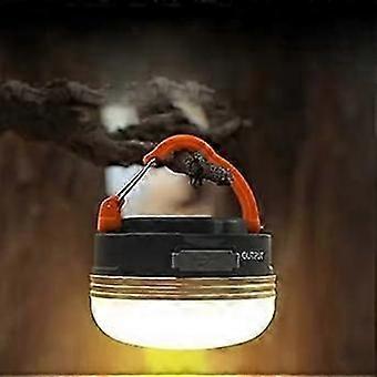 Lampe de camping LED Lampe de camping rechargeable USB 3 modes étanche avec batterie 1800 mAh Lampe de camping Lumière de tente pour la pêche, la randonnée, le camping, l’urgence