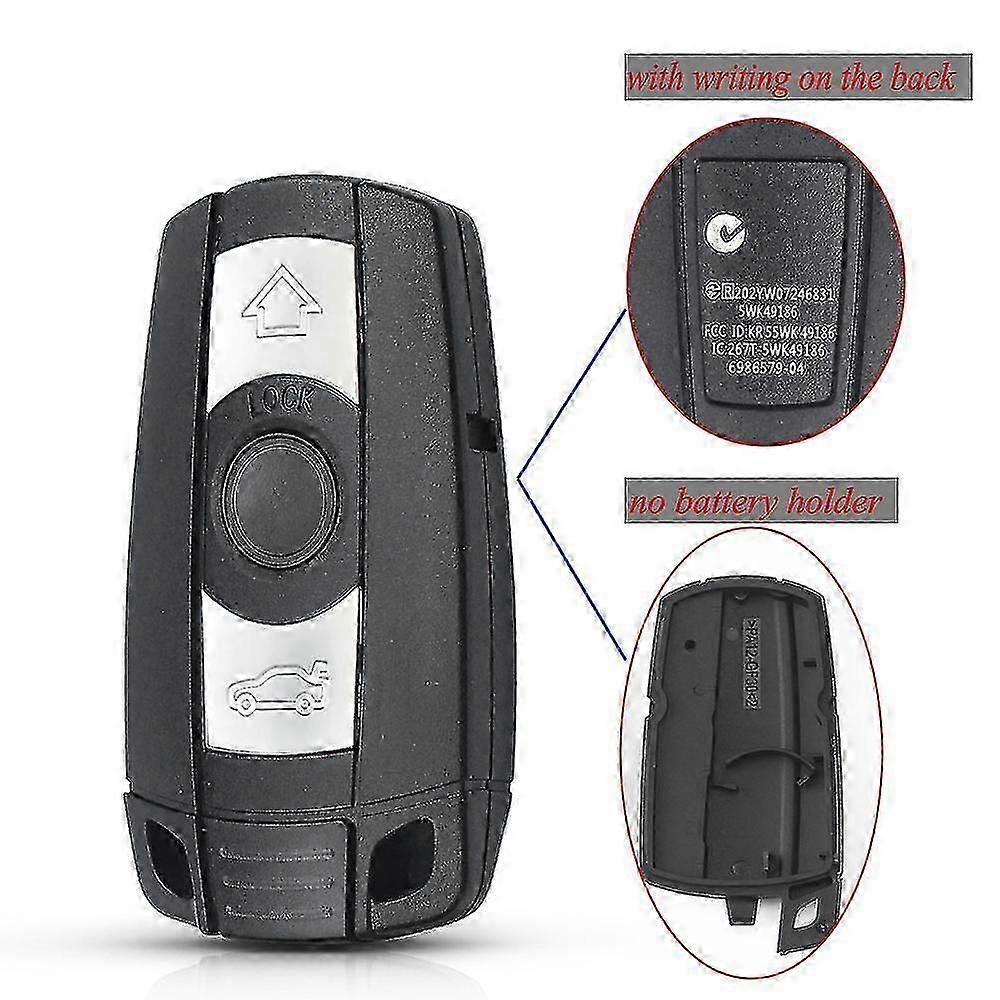 3 Buttons Smart Car Remote Key Shell Case Fob Case Cover For Bmw 1 3 5 6 Series E90 E91 E92 E60 E70 E71 E72 E82 E87 E89