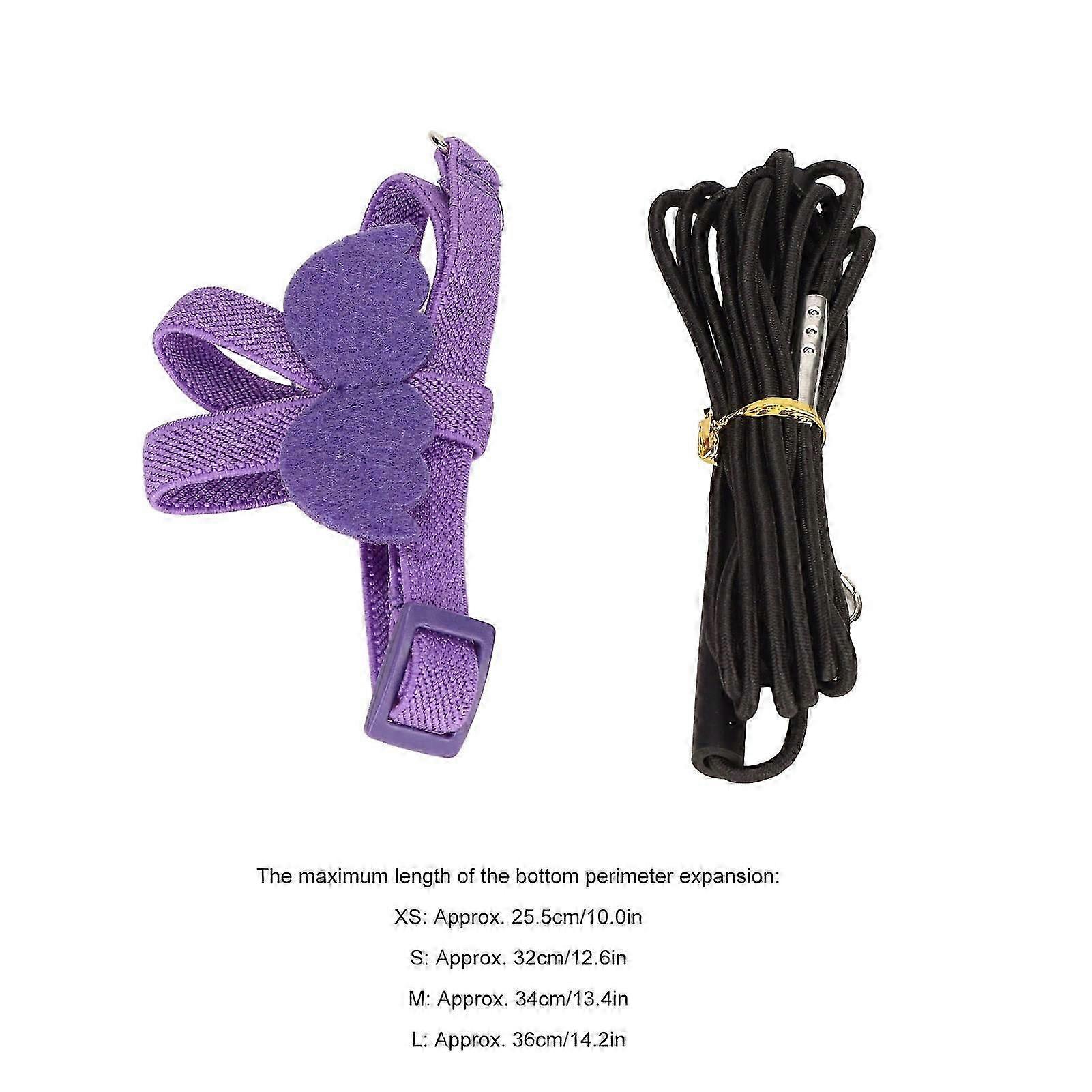 Adjustable Bird Harness Leash Light Bite Resistant