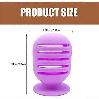 Silicone Makeup Sponge Holder, 2 Pack, Travel Cosmetic Organizer Case with Ventilation Slots