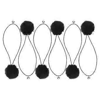 6pcs Cat Dangling Ball With Bell Cat Trees And Scratching Post Interactive Cat Toy Replacement Balls
