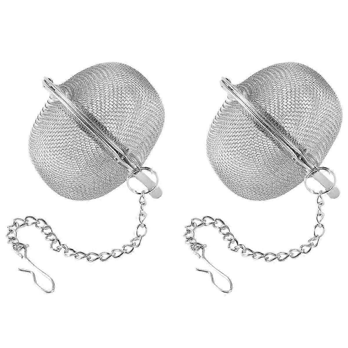 2PCS Practical tea ball, Tea Spices Infuser Filter